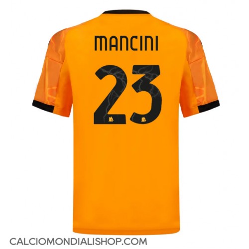 Maglie da calcio AS Roma Gianluca Mancini #23 Seconda Maglia 2025-26 Manica Corta